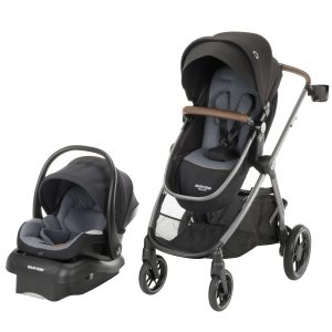 Maxi-Cosi Siena CP 5-in-1 Modular Travel System - Mystic Gray - MadeInUSA
