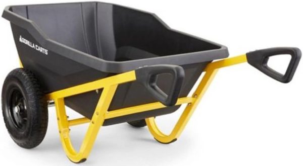 Gorilla Carts 10 Cu. ft. Evolution Poly Yard Cart - MadeInUSA - Image 3