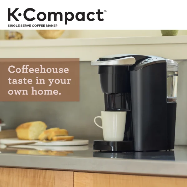Keurig K-Compact Single-Serve K-Cup Pod Coffee Maker, Black - MadeInUSA - Image 9