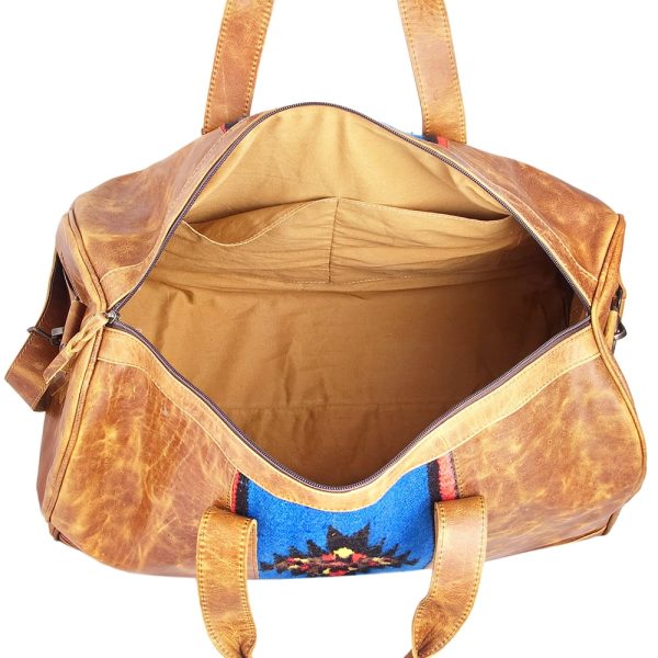 AD American Darling ADBGS174DAR Duffel Saddle Blanket Genuine Leather Women Bag Western Handbag Purse - MadeInUSA - Image 6