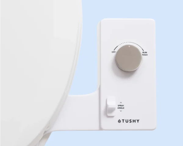 TUSHY Classic 3.0 Bidet Toilet Seat Attachment | Adjustable Water Pressure (Platinum Knob) - MadeInUSA - Image 2