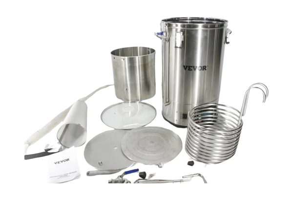 VEVOR Electric Brewing System 9.2 Gal/35 L Brewing Pot All-in-One Home Beer Brewer w/Pump - 9.6Gal - MadeInUSA - Image 9