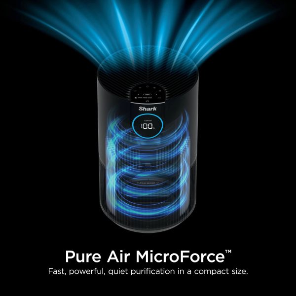 Shark Air Purifier with Nanoseal HEPA, Cleansense IQ, Odor Lock, Cleans Up to 500 Sq. ft, HP100 - MadeInUSA - Image 11