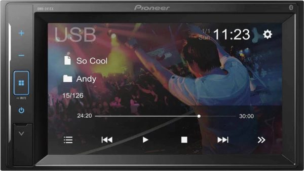 Pioneer Dmh-241ex Touchscreen Digital Media Receiver with Bluetooth - MadeInUSA - Image 2