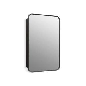 Kohler K-35570 Verdera 22" x 34" Rectangular Framed Medicine Cabinet - Matte Black - MadeInUSA