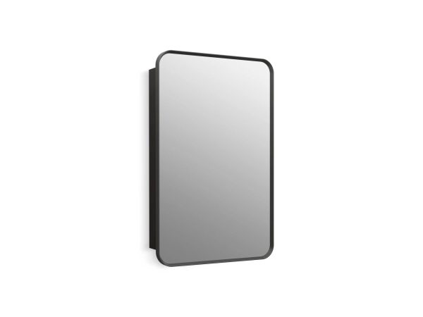 Kohler K-35570 Verdera 22" x 34" Rectangular Framed Medicine Cabinet - Matte Black - MadeInUSA