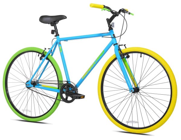 Kent 700c Men S Ridgeland Hybrid Bike, Blue/Green - MadeInUSA