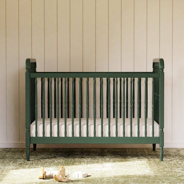 Namesake Liberty 3-in-1 Convertible Spindle Crib with Toddler Bed Conversion Kit - Natural Walnut - MadeInUSA - Image 11