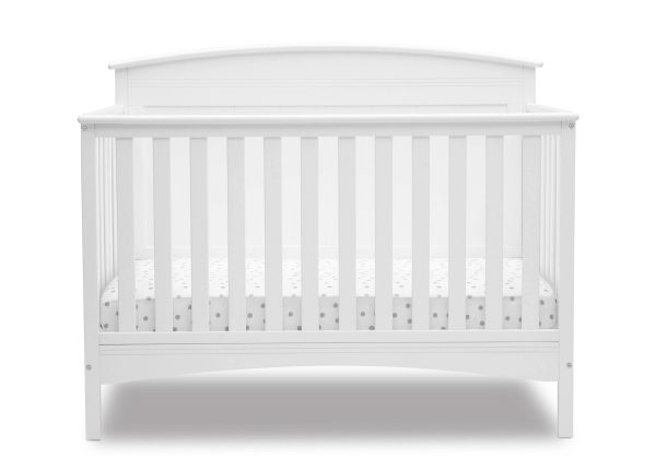 Delta Children Archer 4-in-1 Convertible Crib - Grey - MadeInUSA - Image 7