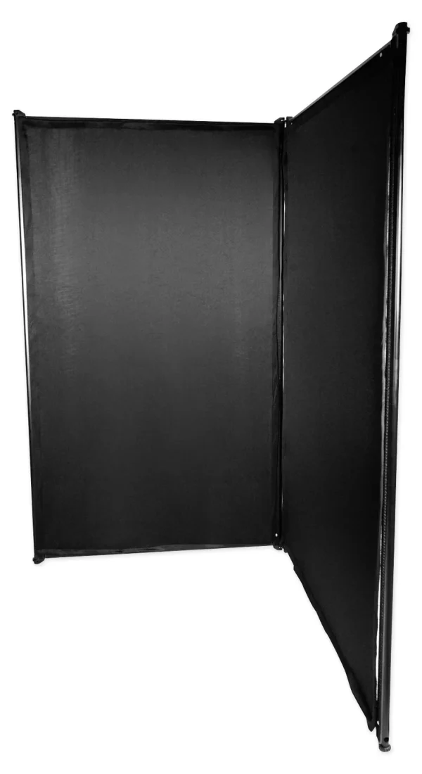 Rockville RFAAC DJ Event Facade 6-Panel Light Metal Frame Booth+Travel Bag+Scrim - MadeInUSA - Image 4