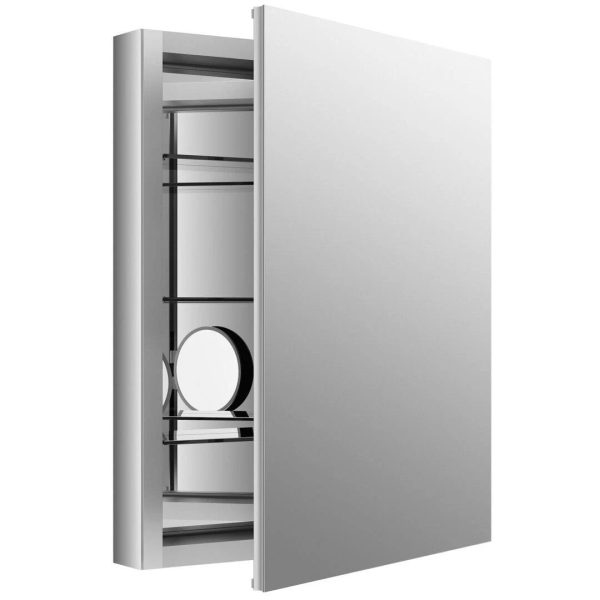 Kohler 99002-Na Verdera 20" W x 30" H Aluminum Medicine Cabinet - MadeInUSA - Image 3