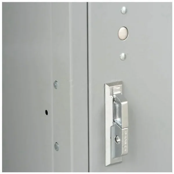 Global Industrial 652070GY 12 x 18 x 72 in. Single Tier Paramount Locker with 1 Door Ready to Assemble, Gray - MadeInUSA - Image 3