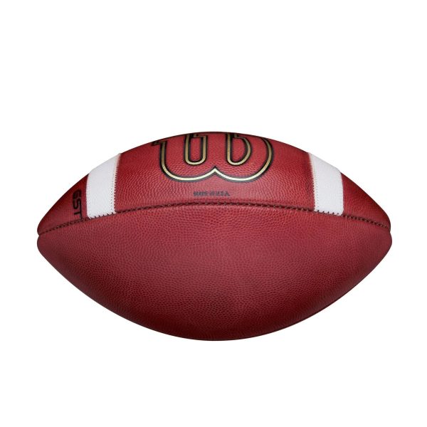 Wilson GST Game Football in Dark - MadeInUSA - Image 5