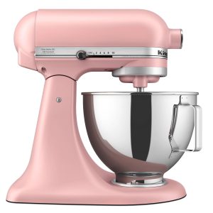 KitchenAid Deluxe 4.5 Quart Tilt-Head Stand Mixer, Dried Rose, KSM97 - MadeInUSA