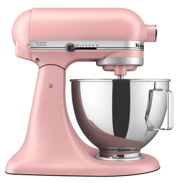 KitchenAid Deluxe 4.5 Quart Tilt-Head Stand Mixer, Dried Rose, KSM97 - MadeInUSA
