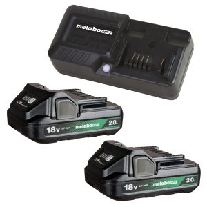 18V LithiumIon Battery and Charger Kit 2.0Ah - MadeInUSA
