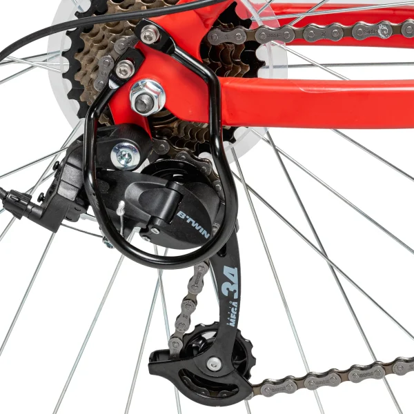 Decathlon Rockrider ST50, 21 Speed Aluminum Mountain Bike, 26, Unisex, Adult, Red, Medium - MadeInUSA - Image 8