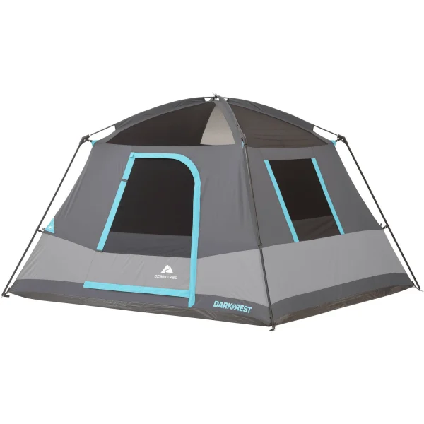 Ozark Trail 10' x 9' 6-Person Dark Rest Cabin Tent w/Skylight Ceiling Panels, 15.4 lbs - MadeInUSA - Image 6