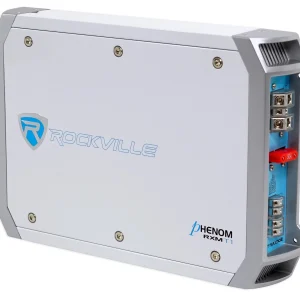 Rockville RXM-T1 1500 Watt Peak Marine/Boat 2 Channel Amplifier Stereo Amp - MadeInUSA