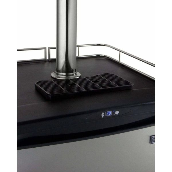 Kegco Z163S Dual Tap Stainless Steel Commercial/Residential Digital Kegerator - 24" Wide - MadeInUSA - Image 5