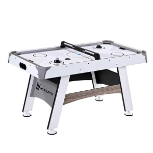 MD Sports 5 ft. Air Powered Hockey Table with Overhead Electronic Scorer, 60 x 32 x 32 - MadeInUSA