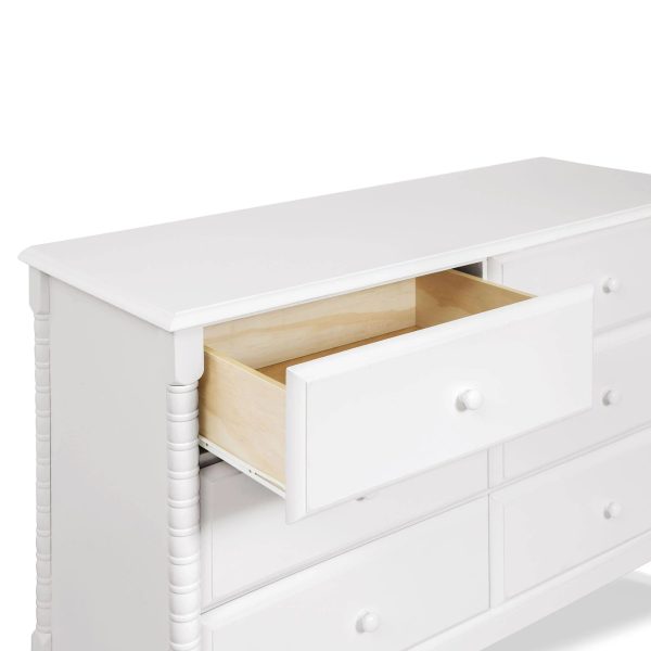 DaVinci Jenny Lind Spindle 6 Drawer Dresser - Forest Green - MadeInUSA - Image 6