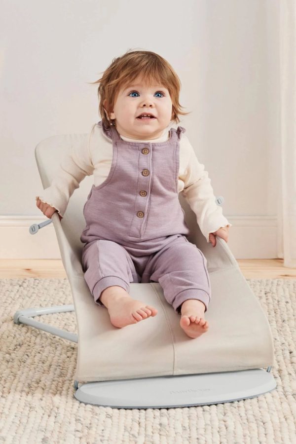 Bouncer Bliss - Light Beige / 3D Jersey / Light Gray - MadeInUSA - Image 11