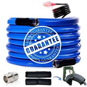50FT Heated Water Hose for RV,-45 ?H Antifreeze Drinking Garden Water Hose .Rv Accessories, Rv Water Hose - MadeInUSA