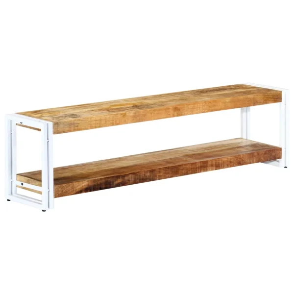 Dcenta TV Stand 59.1"x11.8"x15.7"Solid Wood Mango - MadeInUSA