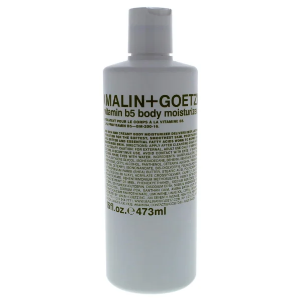 Malin + Goetz Vitamin HP29 B5 Body Moisturizer, 16 Ounce, (I0093321) - MadeInUSA