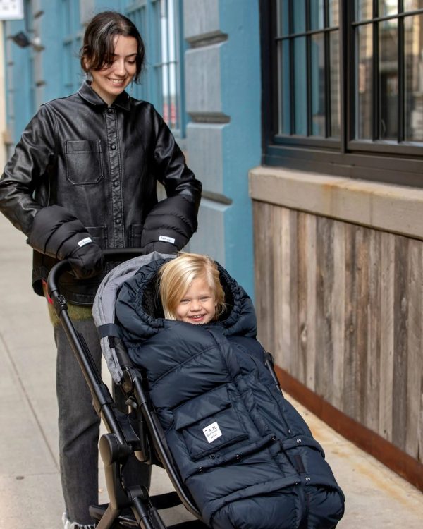 7AM Enfant Blanket 212 Evolution Footmuff - Black Plush - MadeInUSA - Image 11