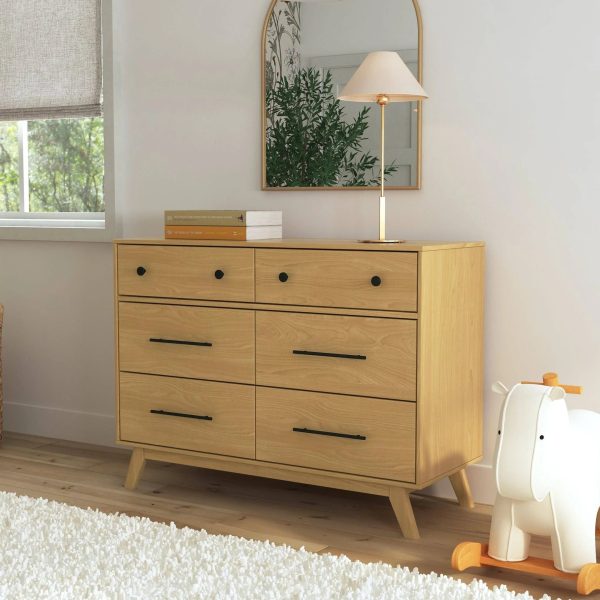 DaVinci Otto 6-Drawer Dresser - Walnut - MadeInUSA - Image 6