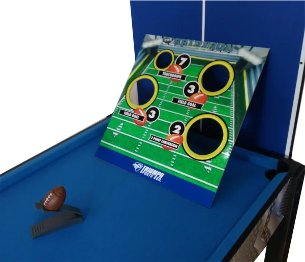 Triumph 13-in-1 Combo Game Table Includes Basketball, Table Tennis, Billiards, Push Hockey, Launch Football, Baseball, Tic-Tac-Toe, and Skee Bean Bag Toss - MadeInUSA - Image 12