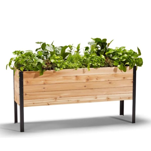 Cedar Planters 18" x 60" Raised Garden Bed - MadeInUSA