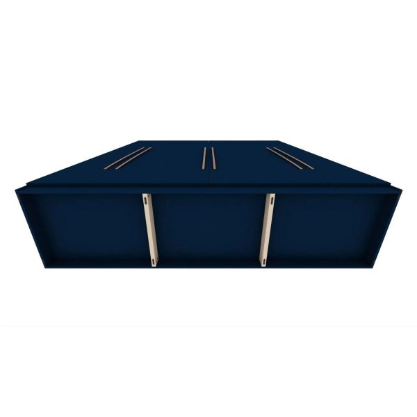 Manhattan Comfort Tatiana Midnight Blue Gramercy Wardrobe Armoire Closet - MadeInUSA - Image 8