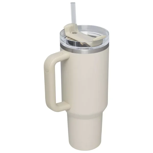 Stanley 40oz Stainless Steel H2.0 Flowstate Quencher Tumbler - Hearth & Hand™ with Magnolia - Sour Cream - MadeInUSA - Image 2