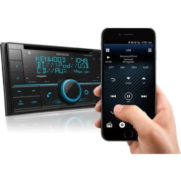 Kenwood DPX505BT Bluetooth USB Double DIN CD Receiver - MadeInUSA - Image 8