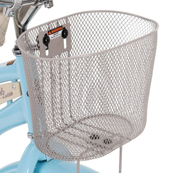 Huffy 24 in. Girls nel Lusso Women's Classic Beach Cruiser Bike, Light Blue - MadeInUSA - Image 6