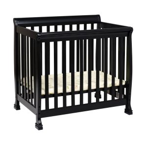 DaVinci Kalani 2-in-1 Convertible Mini Crib, Ebony, Twin - MadeInUSA