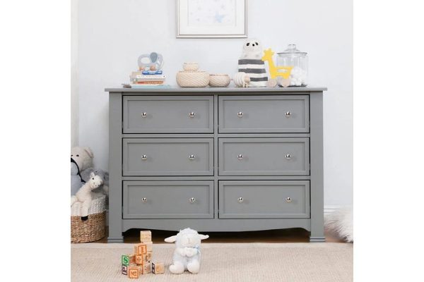 DaVinci Kalani 6 - Drawer Double Wide Dresser - Chestnut - MadeInUSA - Image 8