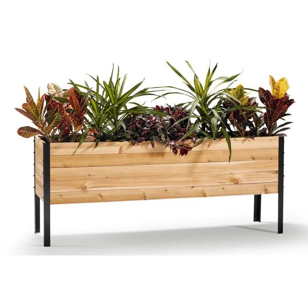 Cedar Planters 18" x 48" Raised Garden Bed - MadeInUSA - Image 8