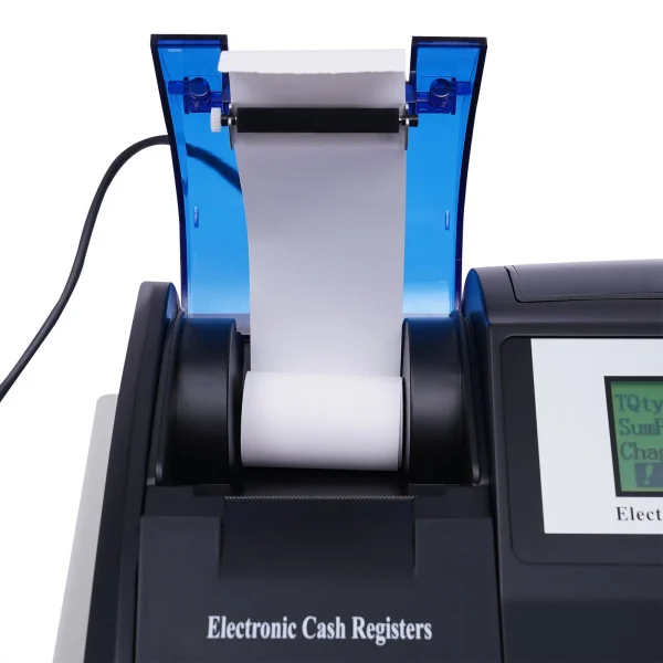 YIYIBYUS Cash Register Electronic POS System Cash Register with Drawer 48-Keys Electronic Cash Register for Small Business - MadeInUSA - Image 8