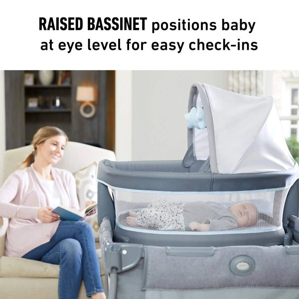 Graco Pack ‘n-Play Travel Dome LX-Playard | Features Portable Bassinet, Redmond - MadeInUSA - Image 3