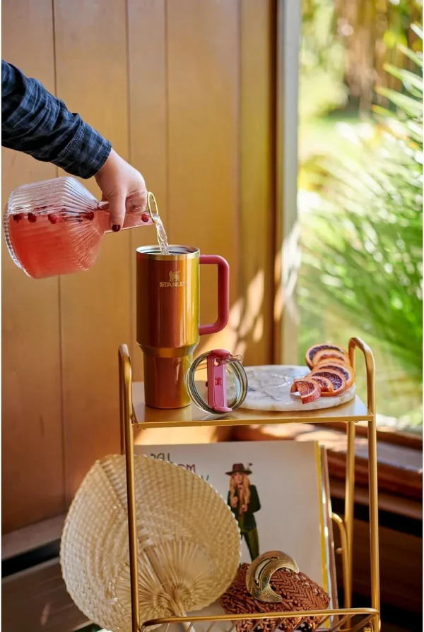 Stanley x Lainey Wilson Quencher H2.0 40 OZ Tumbler Gold Limited Edition - MadeInUSA - Image 4