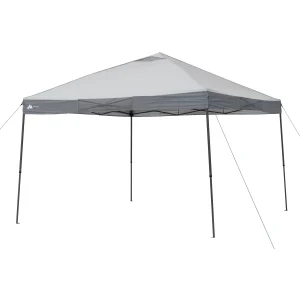 Ozark Trail 12' x 12' Instant Straight Leg Canopy for Camping - Gray - MadeInUSA