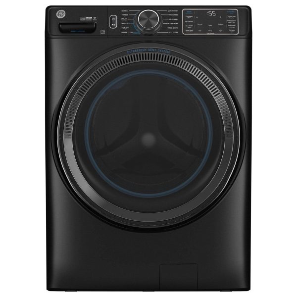 GE GFW655SPVDS 5.0 Cu. ft. Capacity Smart Front Load Steam Washer with SmartDispense - MadeInUSA