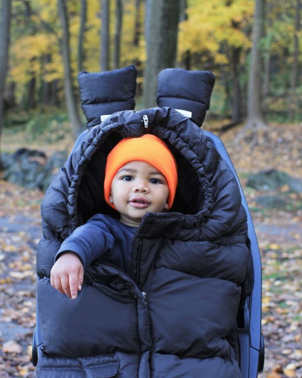 7AM Enfant Blanket 212 Evolution Footmuff - Black Plush - MadeInUSA - Image 9