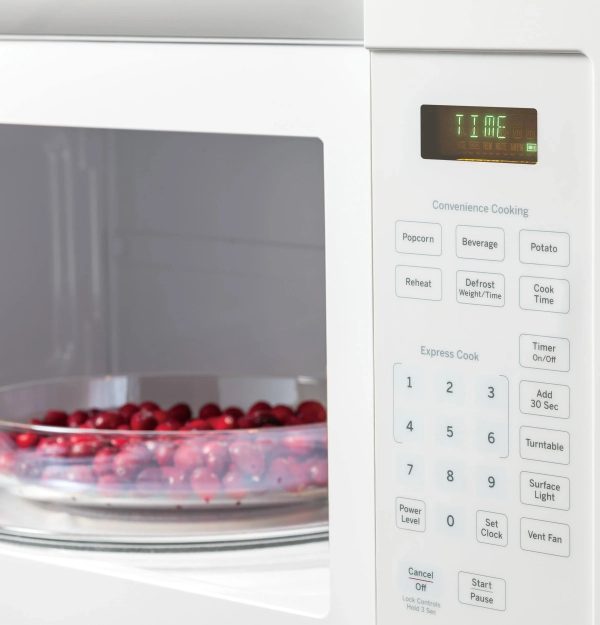 GE JVM3160 1000W Built-In Microwave Hood Combo - 1.6 cu ft - White - MadeInUSA - Image 11