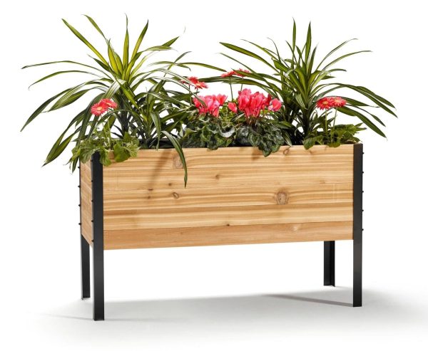 Cedar Planters 18" x 48" Raised Garden Bed - MadeInUSA - Image 4