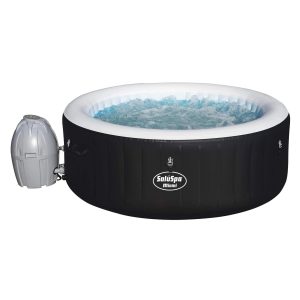 Saluspa Miami Portable Hot Tub, Black - MadeInUSA
